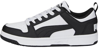 (Youth) Puma Rebound Lay-Up Lo 'White Black' 370490-16 (Youth) Puma Rebound Lay-Up Lo 'White Black' 370490-16