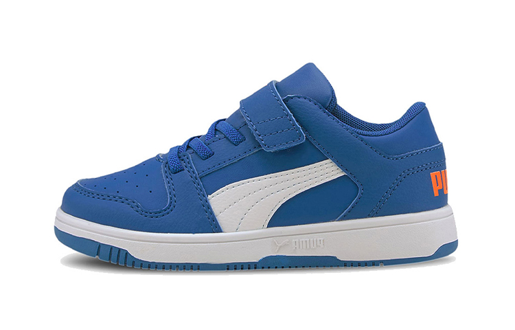 Buy (Preschool) Puma Rebound Layup Lo Sl 'Blue Velcro' 370492-08