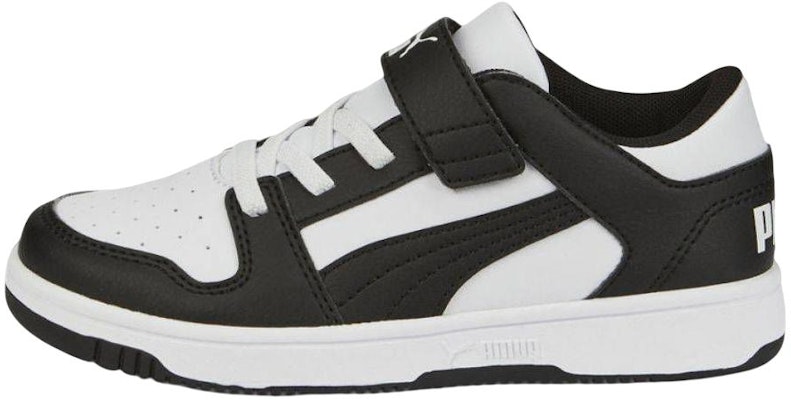 (Preschool) Puma Rebound Lay-Up Lo V 'White Black' 370492-16 Buy (Preschool) Puma Rebound Lay-Up Lo V 'White Black' 370492-16
