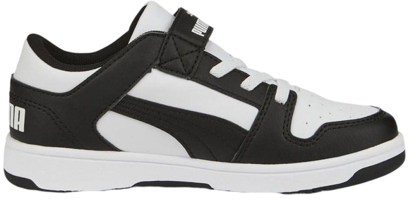 (PS) 彪马 Rebound Lay-Up Lo V '白黑'篮球鞋 370492-16 Order (PS) 彪马 Rebound Lay-Up Lo V '白黑'篮球鞋 370492-16