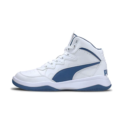 (PS) Puma Rebound Playoff SL (Big ) Mid White/Blue