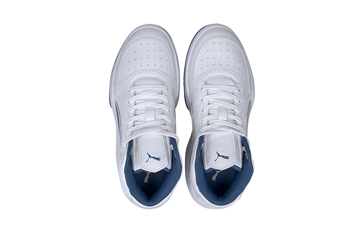 Lookbook (Preschool) Puma Rebound Playoff SL (Big ) Mid White/Blue 370933-04