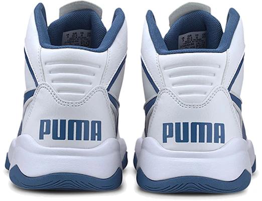 (Preschool) Puma Rebound Playoff SL (Big ) Mid White/Blue 370933-04 Shop (Preschool) Puma Rebound Playoff SL (Big ) Mid White/Blue 370933-04