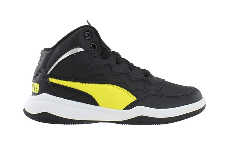 Order (Preschool) Puma Rebound Playoff SL Mid 'Black Yellow' 370934-05