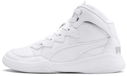 (PS) Puma Rebound Playoff SL Mid 'Putih Retro Basket' 370934-01 Buy (PS) Puma Rebound Playoff SL Mid 'Putih Retro Basket' 370934-01