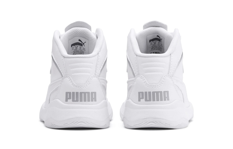 Lookbook (Preschool) Puma Rebound Playoff SL Mid 'White Retro Basketball' 370934-01