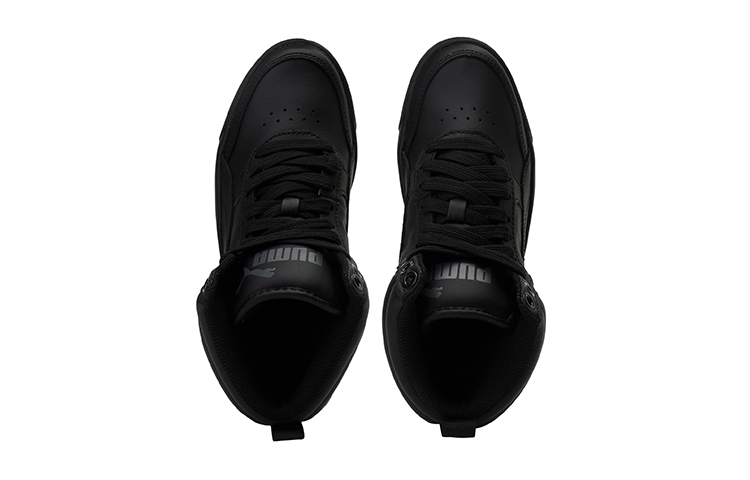 Shop (Preschool) Puma Rebound Street V2 Leather 'Black' 363913-01