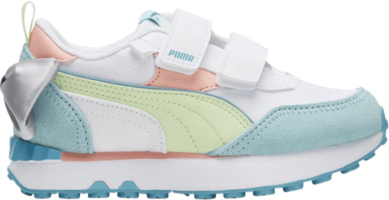 (Preschool) Puma Rider FV Bow 'Pistachio Light Aqua' 387880-02 Buy (Preschool) Puma Rider FV Bow 'Pistachio Light Aqua' 387880-02
