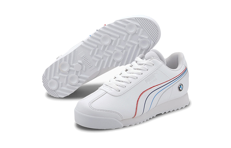 Purchase (JR) 彪马宝马M赛车罗马低帮跑步鞋白色 306528-02