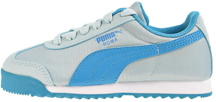 (Preschool) Puma Roma Basic Low-Top Sneakers Grey/Blue 362795-19 (Preschool) Puma Roma Basic Low-Top Sneakers Grey/Blue 362795-19