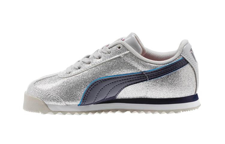 Buy (Preschool) Puma Roma Glam 'Silver Black' 369723-03
