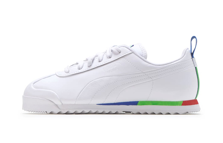 Buy (PS) (幼児用) プーマ ローマ レトロ 'ホワイト ブルー グリーン' 373714-01 373714-01