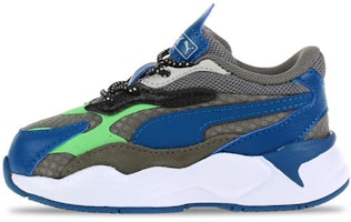 (Preschool) Puma RS-X³ 'City Attack Grey Blue Green' 373143-02 (Preschool) Puma RS-X³ 'City Attack Grey Blue Green' 373143-02