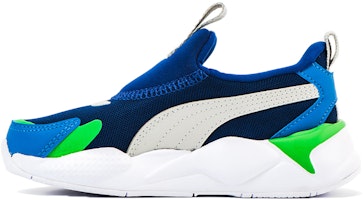 (Preschool) Puma RS-X3 Slip-on K Shoes Blue/White 309676-02 (Preschool) Puma RS-X3 Slip-on K Shoes Blue/White 309676-02