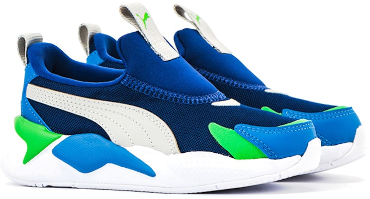 (Preschool) Puma RS-X3 Slip-on K Shoes Blue/White 309676-02 Order (Preschool) Puma RS-X3 Slip-on K Shoes Blue/White 309676-02