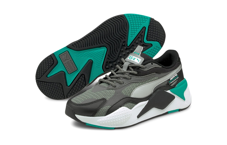 Lookbook (PS) Puma RS-X³ 'Mercedes - Negro Gris' 306781-02
