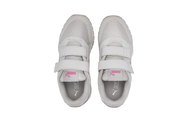 Lookbook 幼童 Puma Runner V2 Mesh 灰白 跑步鞋