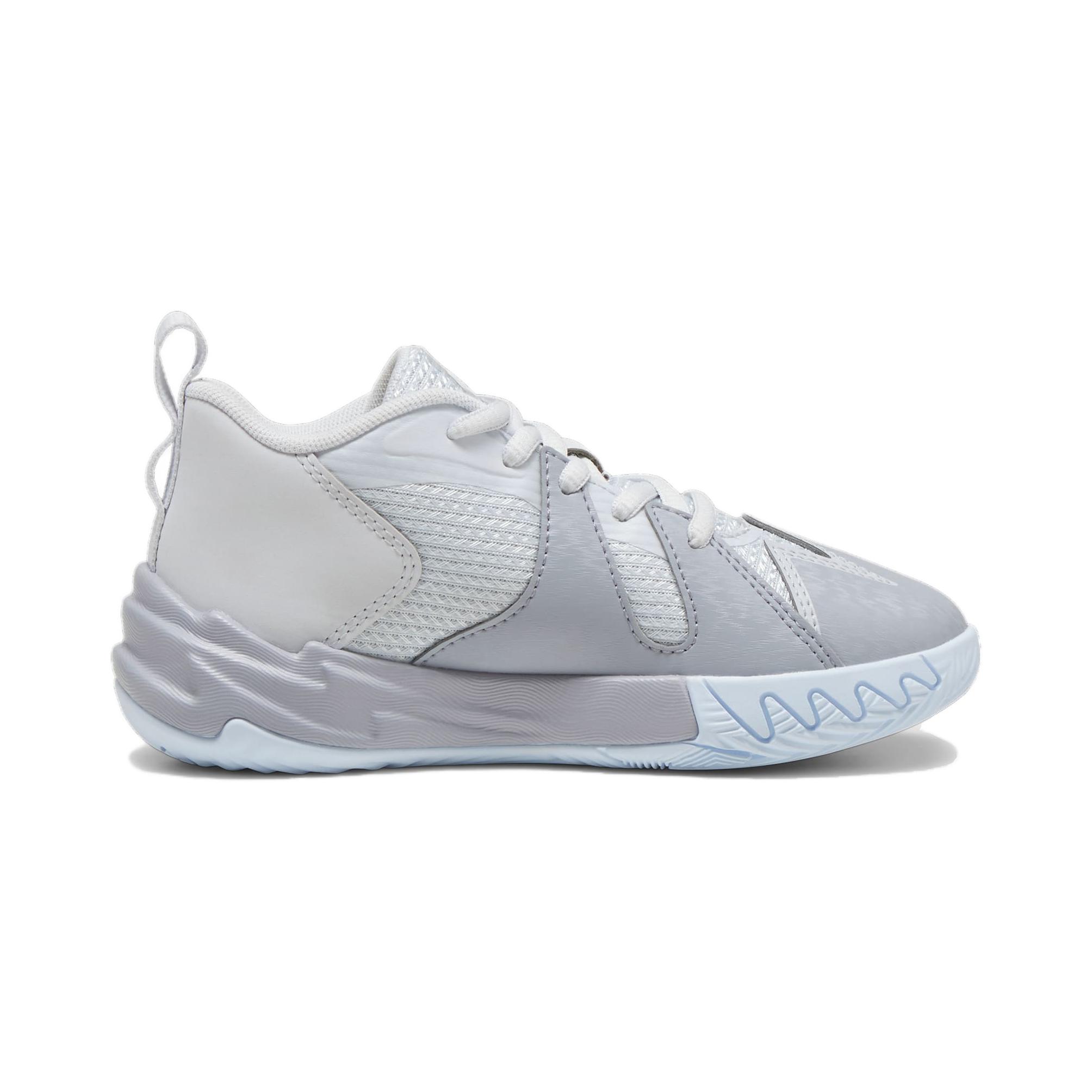 Order 中童 PUMA Scoot 1 Scoot Zeros 舒適休閒 防滑耐磨 低幫 兒童籃球鞋 灰色