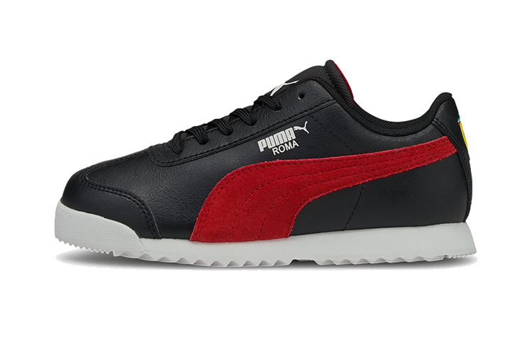 (Preschool) Puma Scuderia Ferrari Race Sports Running Shoes Black/Red 306662-01