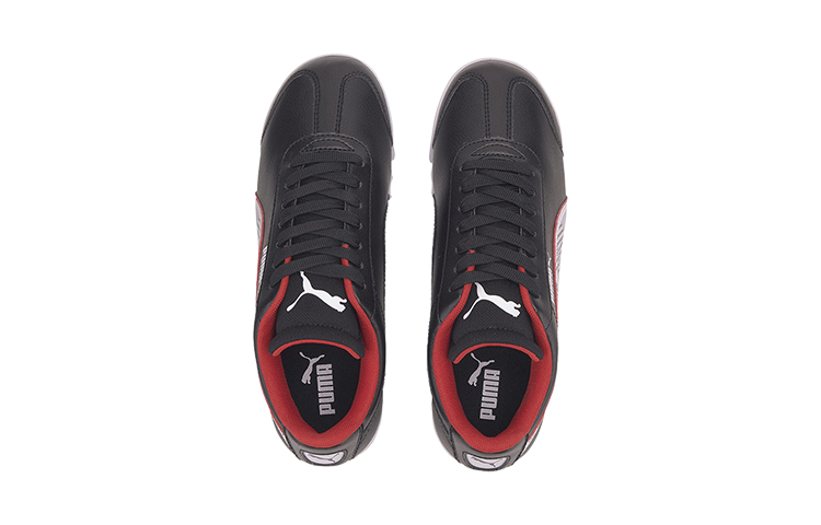 (Youth) Puma Scuderia Ferrari Roma Low Running Shoes Black/White 圖 3
