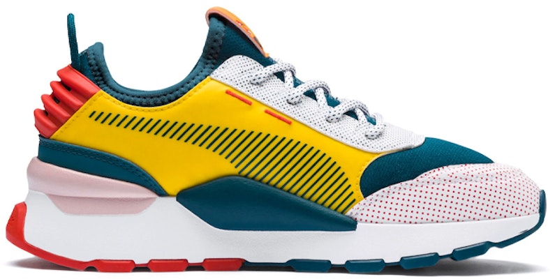(PS) Puma Sesame Str 50 RS-0 Jr Scarpe da Corsa Bambini Bianco Giallo Rosso 369042-02 Order (PS) Puma Sesame Str 50 RS-0 Jr Scarpe da Corsa Bambini Bianco Giallo Rosso 369042-02