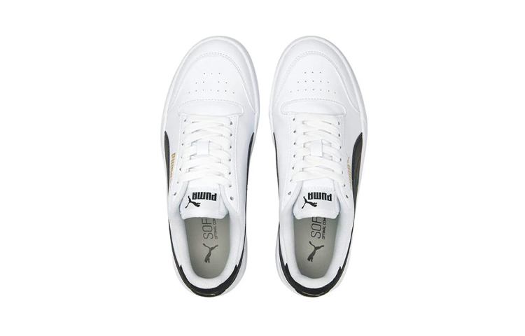 Lookbook (PS) Puma Shuffle Zapatillas Casual de Tablero Blanco/Negro 375688-02