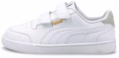 (Preschool) Puma Shuffle Velcro Little Kid 'White Grey Violet' 375689-01 (Preschool) Puma Shuffle Velcro Little Kid 'White Grey Violet' 375689-01