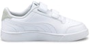 Order (PS) プーマ Shuffle V PS ローカットスニーカー (白) 375689-01
