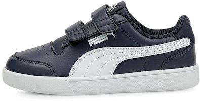 (Preschool) Puma Shuffle V Ps Sneakers Blue/White 375689-05 (Preschool) Puma Shuffle V Ps Sneakers Blue/White 375689-05