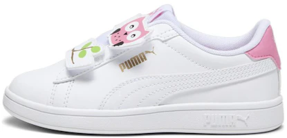 (Preschool) Puma Smash 3.0 'White Strawberry Burst' 394434-01 (Preschool) Puma Smash 3.0 'White Strawberry Burst' 394434-01