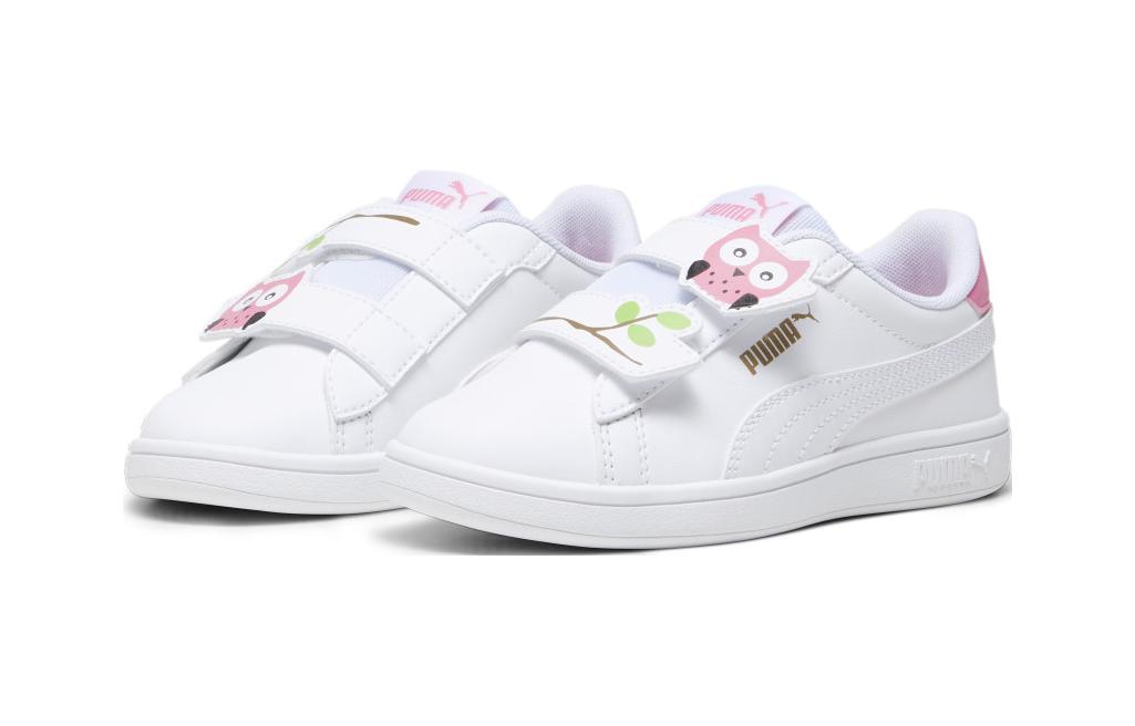 Order 中童 PUMA Smash 3.0 舒適 耐磨輕便 低幫 兒童板鞋 白色