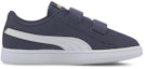 Order 中童 PUMA Smash 休閒 低幫 兒童板鞋 藍白