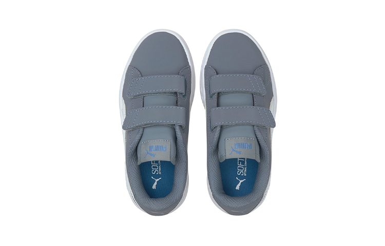 Lookbook (PS) Sepatu Santai Puma Smash V2 Buck V Ps Grey Dewasa 365183-25