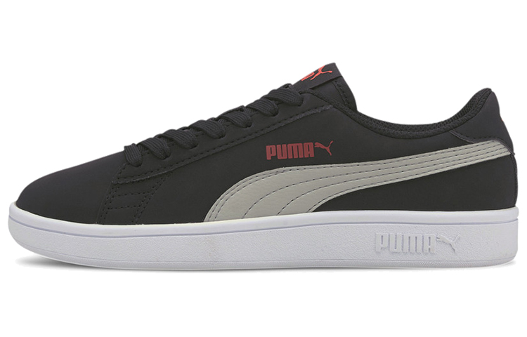 Buy (PS) プーマ スマッシュv2 バック Jr 黒白カーキ 365182-19