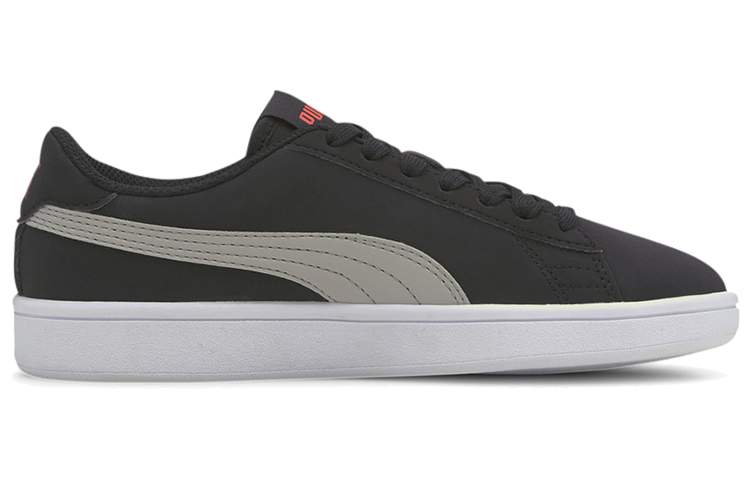 Order (PS) プーマ スマッシュv2 バック Jr 黒白カーキ 365182-19