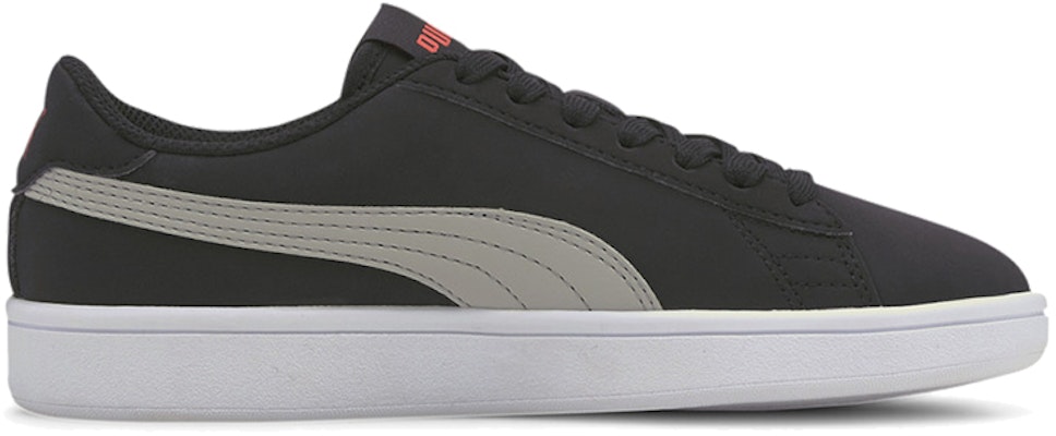 (PS) プーマ スマッシュv2 バック Jr 黒白カーキ 365182-19 Order (PS) プーマ スマッシュv2 バック Jr 黒白カーキ 365182-19