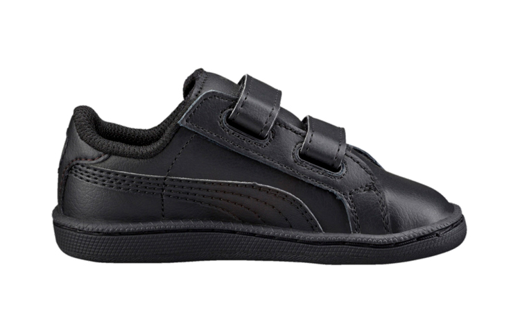 (PS) Puma Smash Leather Casual Sneakers 'Black' 圖 2