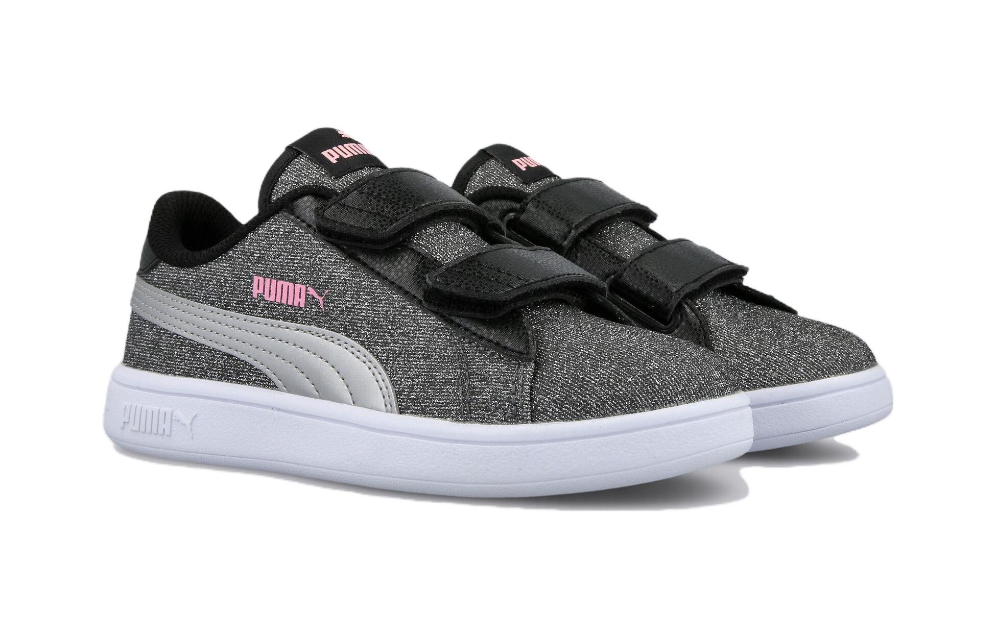 Lookbook (PS) Puma Smash v2 'Negro Gris' 367378-26