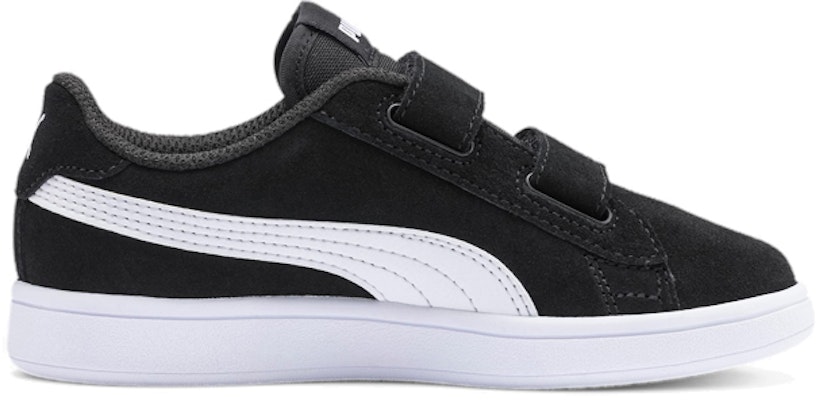 中童 PUMA Smash v2 低筒 兒童板鞋 黑白 Order 中童 PUMA Smash v2 低筒 兒童板鞋 黑白