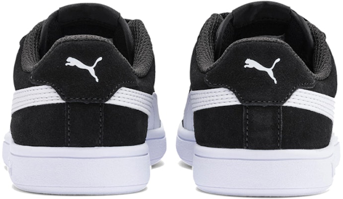 中童 PUMA Smash v2 低筒 兒童板鞋 黑白 Shop 中童 PUMA Smash v2 低筒 兒童板鞋 黑白