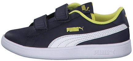 中童 PUMA Smash v2 休閒 低筒 兒童板鞋 黑黃 Buy 中童 PUMA Smash v2 休閒 低筒 兒童板鞋 黑黃