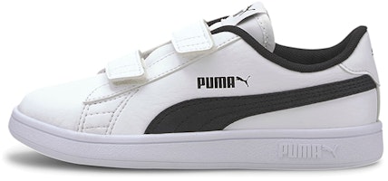 中童 PUMA Smash V2 洗衣服款 休閒 低筒 童鞋 白黑 Buy 中童 PUMA Smash V2 洗衣服款 休閒 低筒 童鞋 白黑
