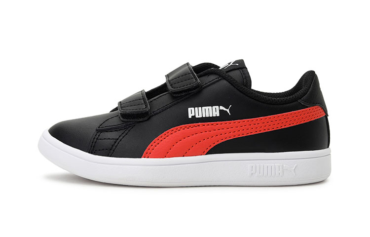 Buy 中童 PUMA Smash v2 休閒 低筒 兒童運動鞋 紅黑