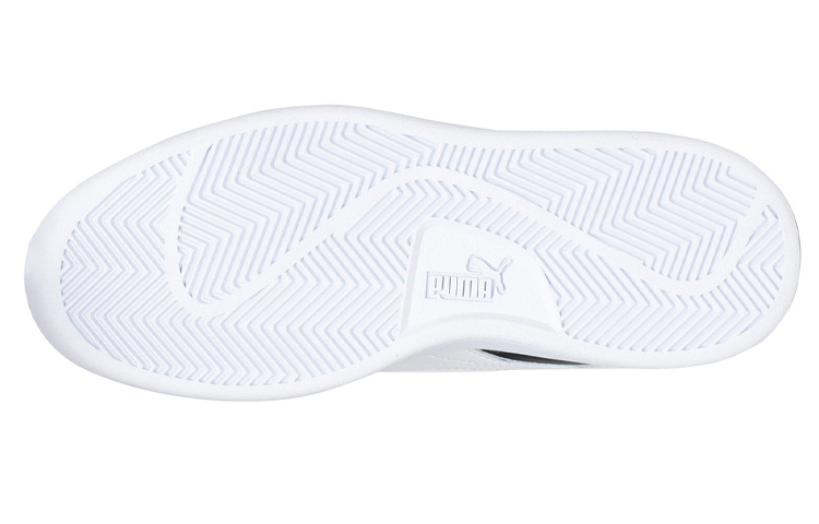 (PS) Puma Smash V2 K Shoes White/Black 圖 5