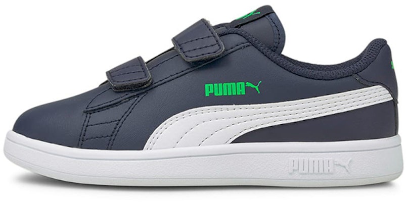 (PS) Puma Smash v2 'Putih Biru Hijau Warna Blok' 365173-27 Buy (PS) Puma Smash v2 'Putih Biru Hijau Warna Blok' 365173-27