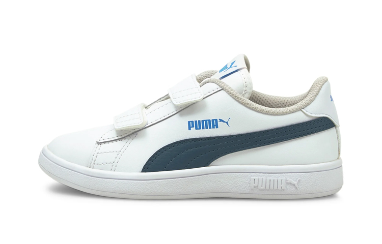 Buy (PS) プーマ スマッシュv2 白/ディープブルー 365173-30