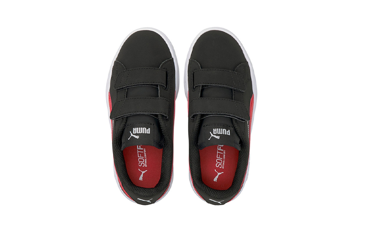 (PS) Puma Smash V2 Buck V Ps Leisure Shoes Black/Red 圖 3