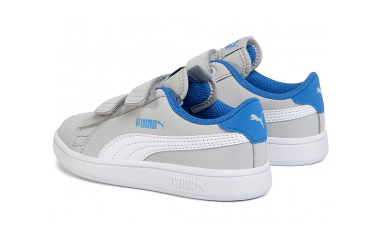 (PS) Puma Smash V2 Buck V Ps Leisure Board Shoes Grey/Blue 圖 4