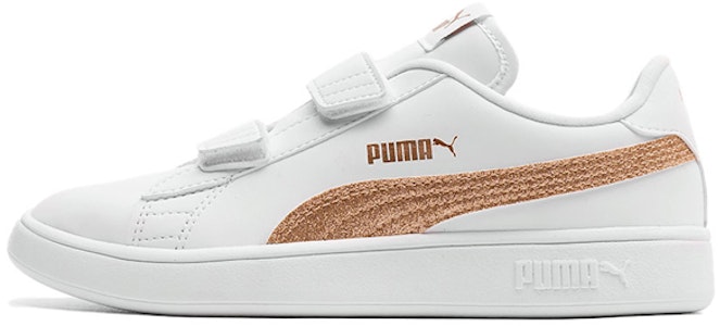 (PS) プーマ スマッシュv2 グリッツ (白/金) 375862-02 Buy (PS) プーマ スマッシュv2 グリッツ (白/金) 375862-02