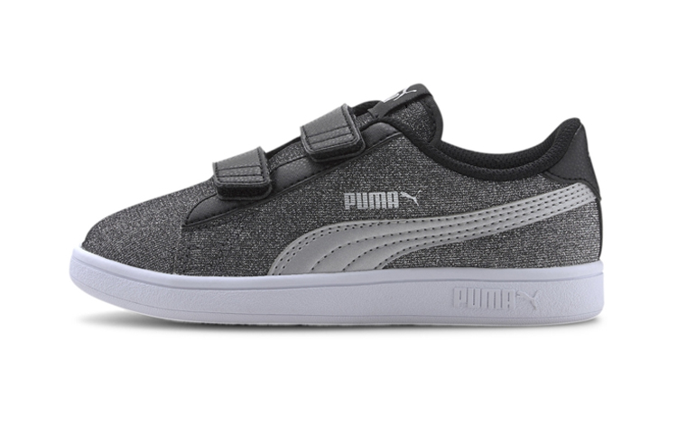 Buy (PS) 푸마 스매쉬 V2 글리츠 스포츠 블랙/실버 367378-14